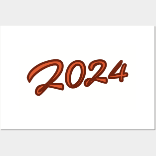 Happy new year 2024 gift Posters and Art